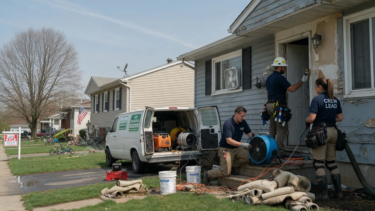 Flood Cleanup in Kansas, OK near me