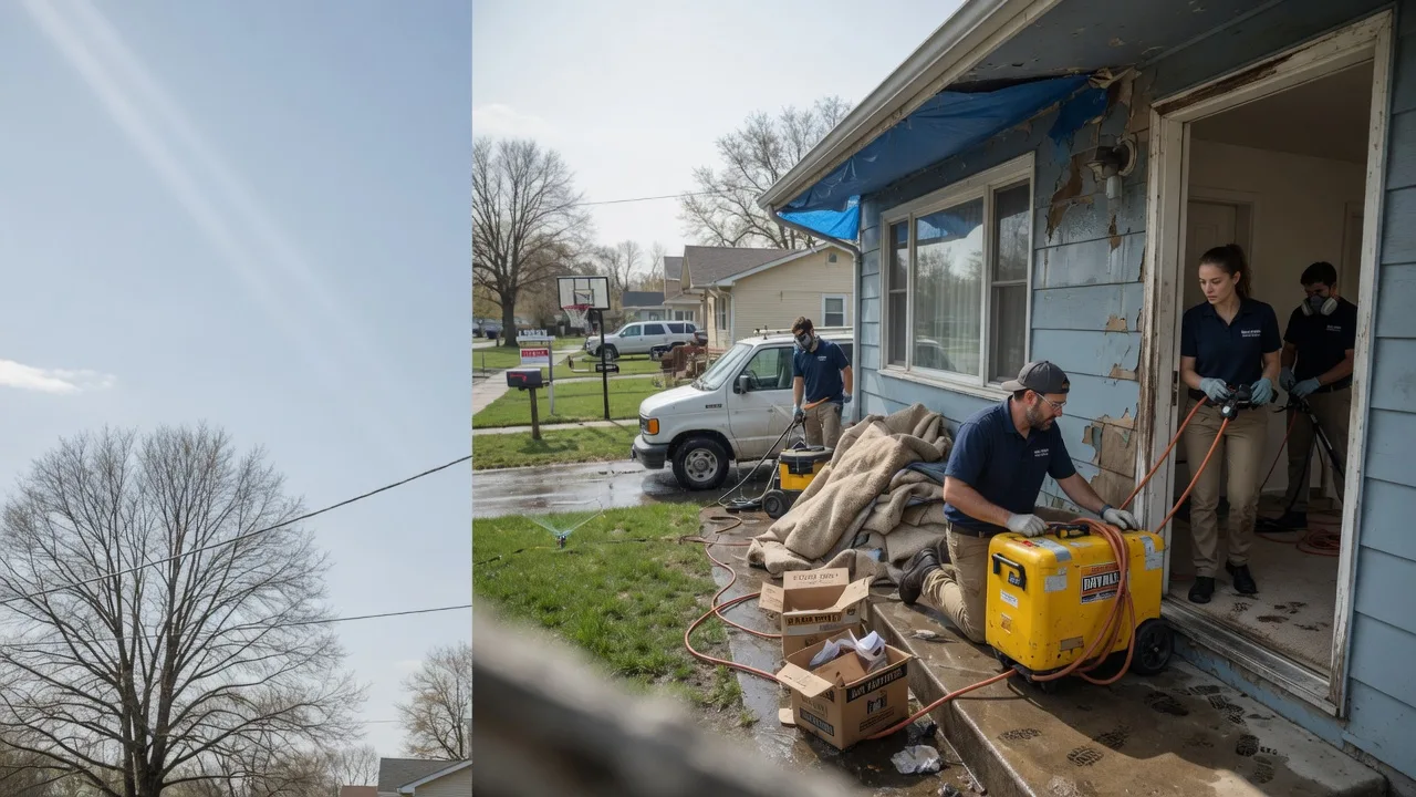 Basement Flood Cleanup in Kansas, OK near me